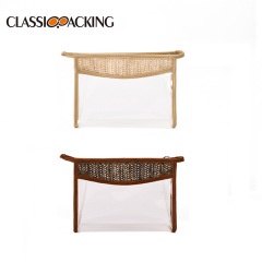 Hand woven waterproof cosmetic bag manufacturer customized portable cosmetic bag