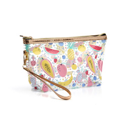 Japanese and Korean cartoon cosmetic bag anti splash fruit cosmetic bag transparent cosmetic bag
