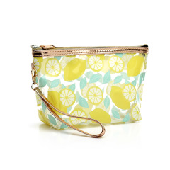 Japanese and Korean cartoon cosmetic bag anti splash fruit cosmetic bag transparent cosmetic bag