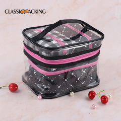 Combinación de moda bolsa de lavado portátil viaje almacenamiento de cosméticos multifuncional portátil impermeable traje de cuatro piezas bolsa de cosméticos