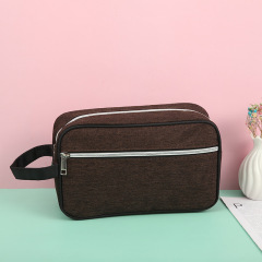 Nueva bolsa de cosméticos de tela Oxford impermeable bolsa de almacenamiento portátil para mujeres bolsa de lavado de viaje portátil multifunción simple personalización