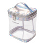 Прозрачная косметичка женская простая водонепроницаемая большая емкость для мытья фитнеса сумка для ванной дорожная переносная сумка для хранения