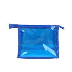 Bolsa de embalaje cosmética de PVC transparente portátil