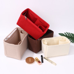 Nouveau sac cosmétique en feutre fabricant de sac de voyage en feutre personnalisé sac intérieur sac moyen sac de rangement