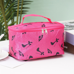 Korean cosmetic bag manufacturers wholesale new portable square bag, large capacity jewelry bag, Travel Wash Bag