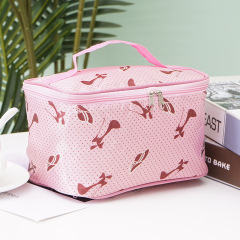 Korean cosmetic bag manufacturers wholesale new portable square bag, large capacity jewelry bag, Travel Wash Bag