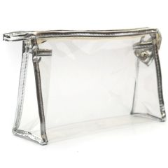 Korean version PVC transparent bag waterproof transparent cosmetic bag large capacity washing bag portable storage bag can print logo