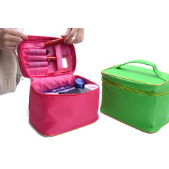 Nouveau sac de maquillage coréen carré femmes sac de rangement de lavage étanche voyage en plein air sac de lavage multifonctionnel en gros