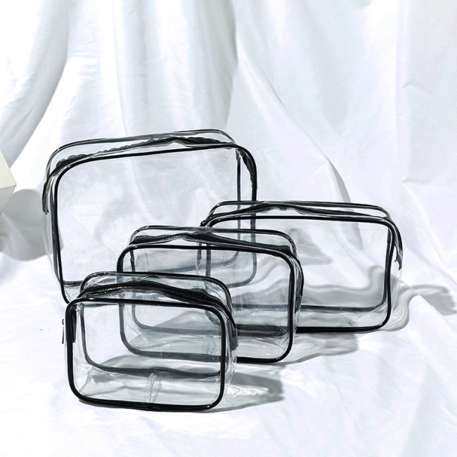 Cosmetic Transparent PVC Plastic Storage Bags