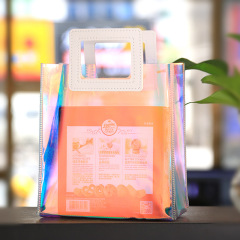 Портативный подарочный пакет из ПВХ, прозрачный водонепроницаемый пластиковый ручной мешок, свадебный свадебный подарочный пакет с конфетами, индивидуальный высококачественный полипропиленовый пакет