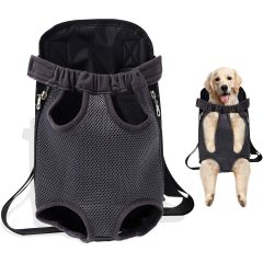 Hands-Free Dog Travel Backpack Pet Backpack Safe for Walking Hiking Bike and Motorcycle