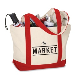 Многоразовая эко-рекламная пустая холщовая сумка для покупок с логотипом на заказ