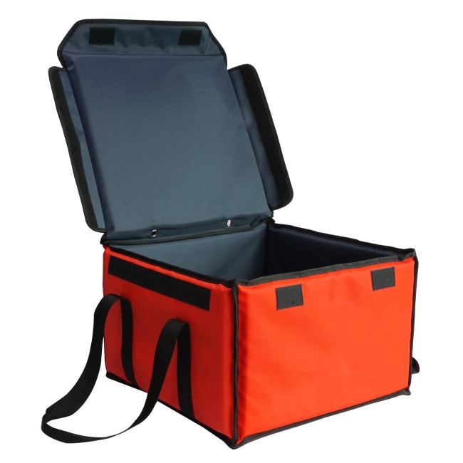 Factory Price Red Insulated Temperature Food Grocery Container Storage Box Delivery Cooler Bag For Take-out