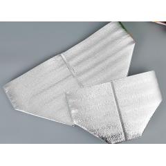 Bolsa de hielo frío desechable espesante de papel de aluminio forrado bolsa de aislamiento térmico para el envío de alimentos de mariscos / chocolate