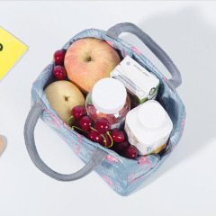Bolsa de almuerzo con aislamiento 2020, bolsas térmicas personalizadas con estampado de flamencos, bolsas de asas más frescas para comida de picnic, bolsa de almuerzo