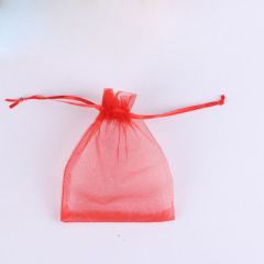 Оптовая торговля органзы красочный пользовательский логотип подарочная сетка на шнурке сумка