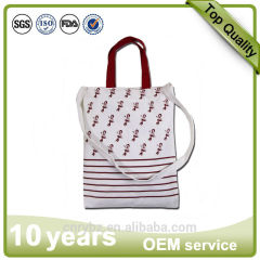 12oz дешевая индивидуальная сумка для покупок с логотипом Хлопковая холщовая сумка