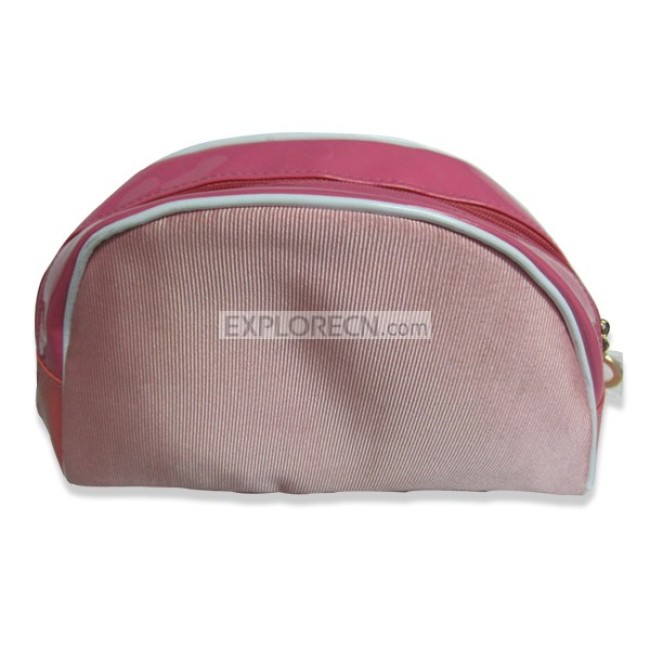 Pink cosmetic bag