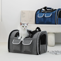 Le fabricant fournit des sacs multifonctionnels pour animaux de compagnie, pratiques pour effectuer des voyages, des sacs de messager, des sacs pour animaux de compagnie, la vente en gros