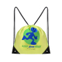 Mochila de saco de gimnasio de poliéster con cordón deportivo personalizado