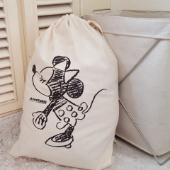 Cartoon Printing Laundry Storage Drawstring Bag