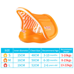 Baby Pool Float with Canopy 12 Months Baby Inflatable Float Sun Protection Baby Swimming Float Baby Head Float Ring for Bathtub Swimming Pool Accessories for Age of 3-30 Months