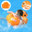 Поплавок для детского бассейна с навесом Надувной поплавок для ребенка 12 месяцев Защита от солнца Поплавок для ребенка Поплавок для головы Кольцо для ванны Аксессуары для бассейна для детей от 3 до 30 месяцев