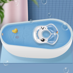 Baby Pool Float Inflatable Baby Swimming Ring Baby U-Shaped Anti-Rollover Underarm Float for Swimming Pool and Bathtub