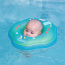 Надувной поплавок для купания в детской ванне. Регулируемое кольцо шеи плавания младенца помощи безопасности на 0-12 месяца для детей