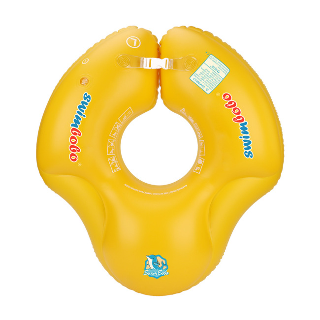 Neuer verbesserter Achselschwimmer Baby-Schwimmschwimmer Aufblasbarer Schwimmring für Kinder mit Sicherheitsunterstützung unten Schwimmbeckenzubehör für 3-36 Monate