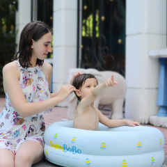 Bañera inflable para asiento de bañera de viaje para bebé con cuerno de sillín antideslizante Edad recomendada de 3 a 24 meses