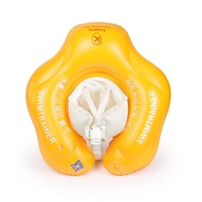 Flotteur de natation gonflable pour bébé avec support inférieur Accessoires de piscine-Aidez bébé à apprendre à donner des coups de pied et à nager