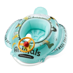 Bateau gonflable de flotteur de siège de bain d'animaux pour des enfants âgés de 6-36 mois