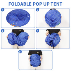 Kids Play Tent Portable Foldable Pop Up Tent Princess Castle Tent Outdoor Indoor Playhouse for Boys and Girls