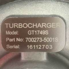 Turbocharger GT1749V 700273-5002S 28200-4B151