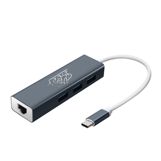PCER USB C 3.1 Ethernet Lan Adapter 3 порта USB Type C Hub 10/100/1000 Мбит/с Gigabit Ethernet USB 3.0 концентратор Сетевая карта для MacBook