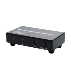 PCER HDMI Splitter Switch Selector 1920*1080P HDMI Switcher 2x1 adaptador 2 en 1 convertidor de salida para PS4/3 TV Box HDMI Selector