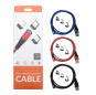 USB-кабель PCER 3A Шнур для быстрой зарядки USB-кабель типа C Магнитное зарядное устройство Зарядка данных Кабель Micro USB Кабель для мобильного телефона USB-шнур