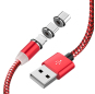 USB-кабель PCER Мобильный телефон Быстрая зарядка USB-кабель типа C Магнитная головка Провод передачи данных Кабель Micro USB Кабель для мобильного телефона USB-шнур