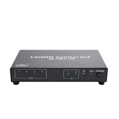 Заводская цена 4K*2K Matrix HDMI Selector 2x4 HDMI Switcher с дистанционным управлением