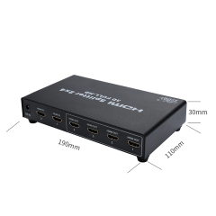 Fabrikpreis 4K*2K Matrix HDMI Selector 2x4 HDMI Switcher mit Fernbedienung