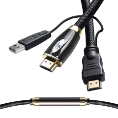 Fabrikgroßhandelsstecker zu Stecker langes HDMI-KABEL 20m/30m/50m/100m mit Ethernet für Engineering Support 1080P 4K 3D