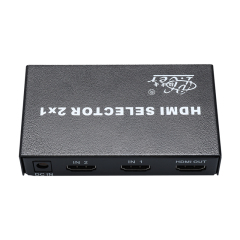 HDMI Selector 2X1 3D Full HD 1920*1080P 60Hz HDMI Switcher 2 in 1 Out Splitter mit Fernbedienung