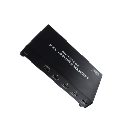 Hochwertiger schwarzer 4K * 2K HD HDMI-Splitter-Umschalter 1 * 4