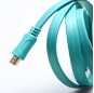 Flat HDMI Cable oxygen-free copper 4K*2K 3D image HDMI Cable 3840*2160 4K 60hz 30hz gold-plated