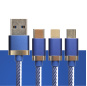 PCER 3 в 1 USB-кабель для iPhone Samsung Xiaomi Multi Fast Charge Micro USB кабель для мобильного телефона Телефон USB Type C провод