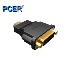 Convertidor PCER DVI hembra a HDMI macho 1920*1080P compatible con pantalla de ordenador proyector tv adaptador DVI adaptador HDMI