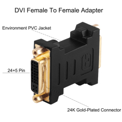Convertisseur PCER DVI femelle à femelle 1920*1080P Support pour écran d'affichage d'ordinateur projecteur tv adaptateur DVI convertisseur DVI