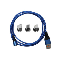 Cable USB PCER 3A, Cable de carga rápida, Cable USB tipo C, cargador magnético, carga de datos, Cable Micro USB, Cable de teléfono móvil, Cable USB