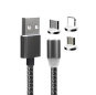 PCER USB Cable Mobile phone Fast Charging USB Type C Cable Magnetic head Data Wire Micro USB Cable cellPhone Cable USB Cord